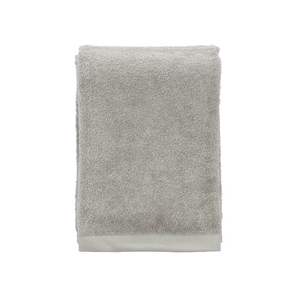 Szary ręcznik kąpielowy z bawełny organicznej 70x140 cm Comfort – Södahl