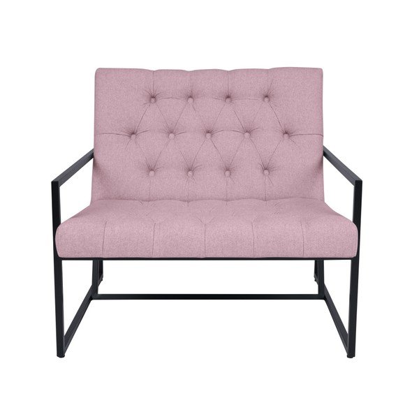 Jasnoróżowy fotel Mazzini Sofas Aster-image-4