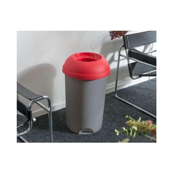 Czerwona plastikowa pokrywa do kosza na śmieci do segregacji odpadów – Addis-image-1
