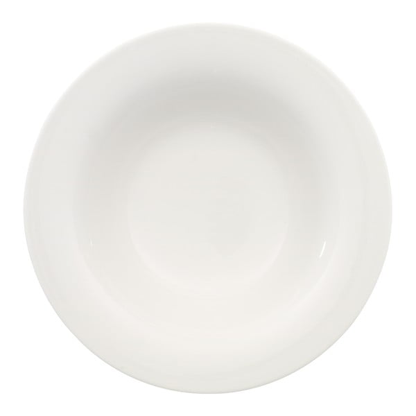 Biały porcelanowy talerz głęboki Villeroy & Boch New Cottage, ⌀ 23 cm