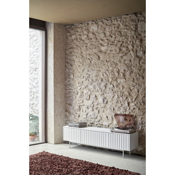 Biała szafka pod TV 180x52 cm Sierra – Teulat-image-1