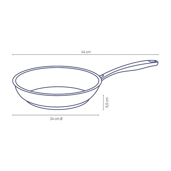 Patelnia do smażenia ze stali nierdzewnej Kela Flavoria, ø 24 cm-image-3
