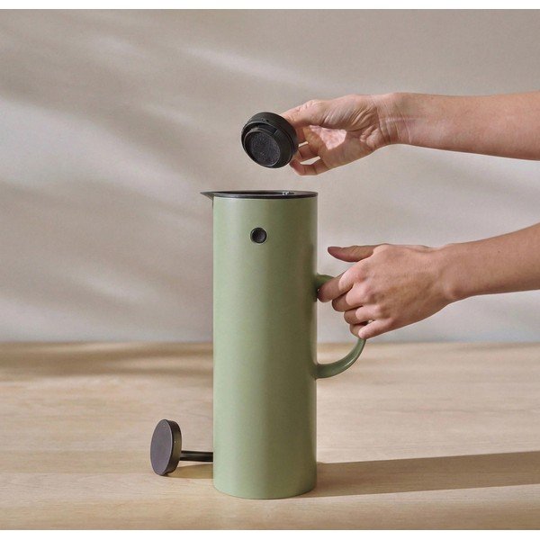 Zielony plastikowy dzbanek termos 1 l EM77 – Stelton-image-1