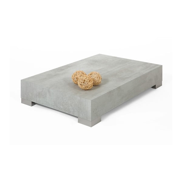 Stolik w kolorze betonu MobiliFiver Icube, 60x90 cm