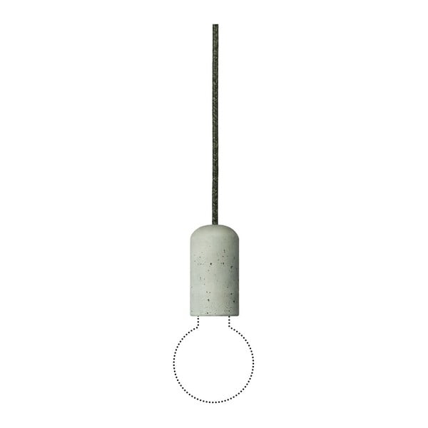 Lampa Jakuba Velínskiego - ciemnoszare włókno włókno, 1,2 m