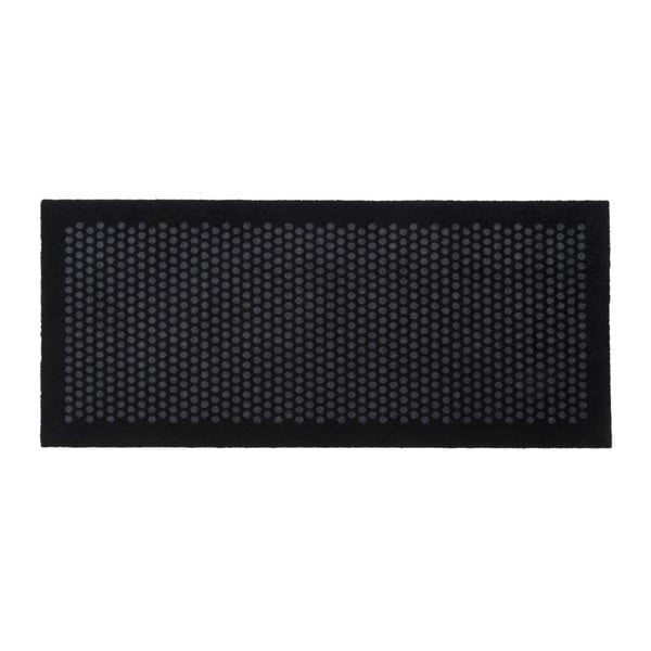 Czarno-szara wycieraczka Tica Copenhagen Dot, 67x150 cm