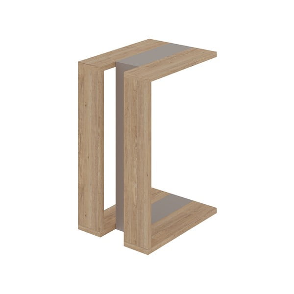 Stolik w dekorze dębu 40x30 cm Macha – Marckeric-image-2