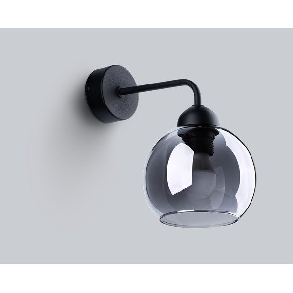 Czarny kinkiet ø 15 cm Grande – Sollux-image-3