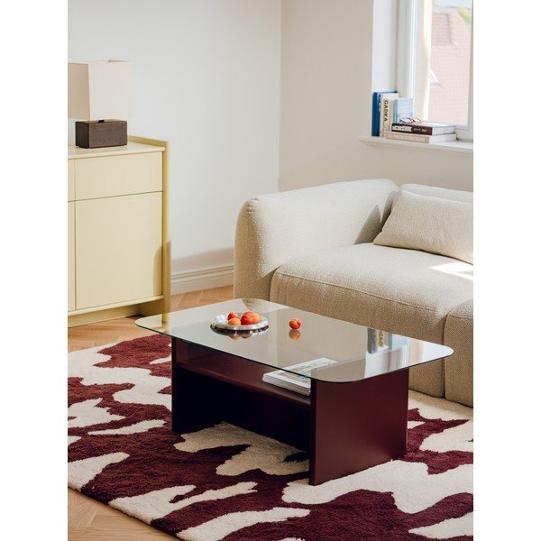 Bordowy stolik 63x100 cm Tovo – noo.ma-image-1