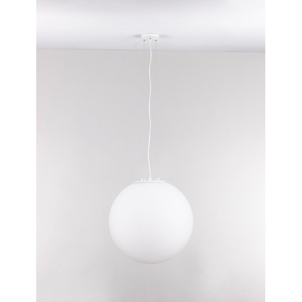 Biała szklana lampa wisząca ø 50 cm Nevoso – Nova Luce-image-2