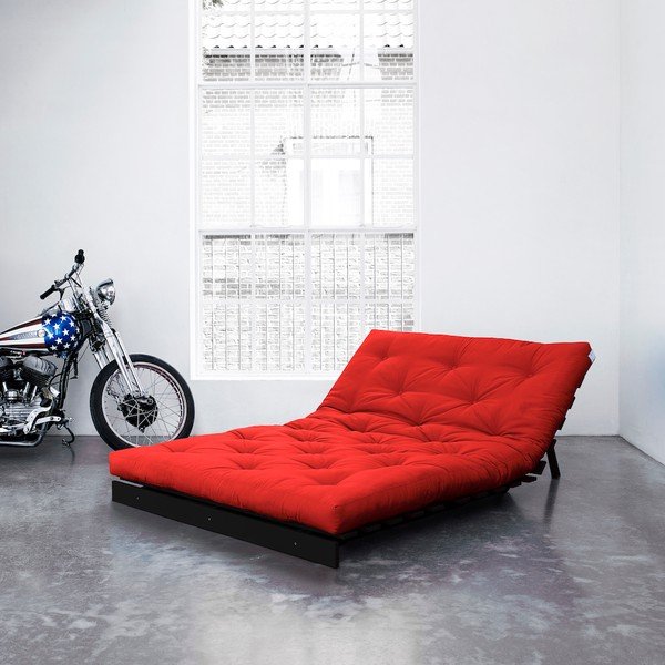 Sofa rozkładana Karup Roots Wenge/Red-image-2