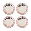 Różowe/kremowe kamionkowe talerze zestaw 4 szt. deserowe ø 20,5 cm Carry – Bloomingville