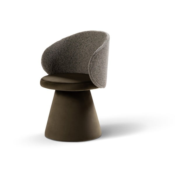 Ciemnozielony aksamitny fotel Inez – Micadoni -image-2