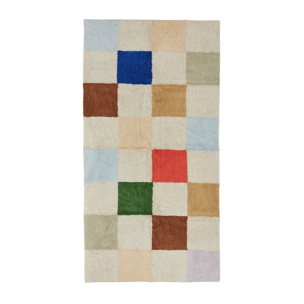 Bawełniany dywan dziecięcy 84x168 cm Chess – OYOY Mini