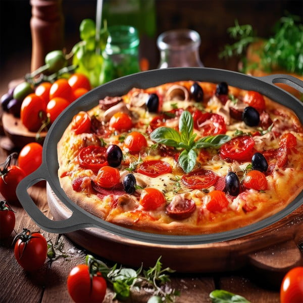 Patelnia do grillowania żeliwna ø 35 cm LITINA – Orion-image-2