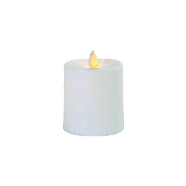Biała świeczka LED Best Season Glim, wysokość 8,5 cm