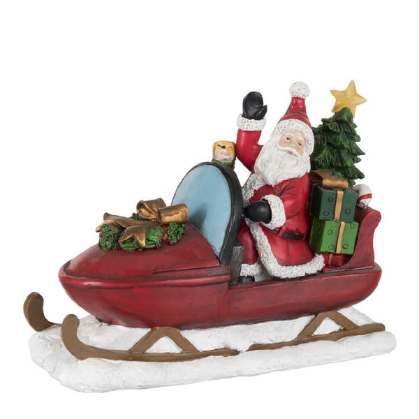 Dekoracyjny św. Mikołaj w saniach J-Line Santa