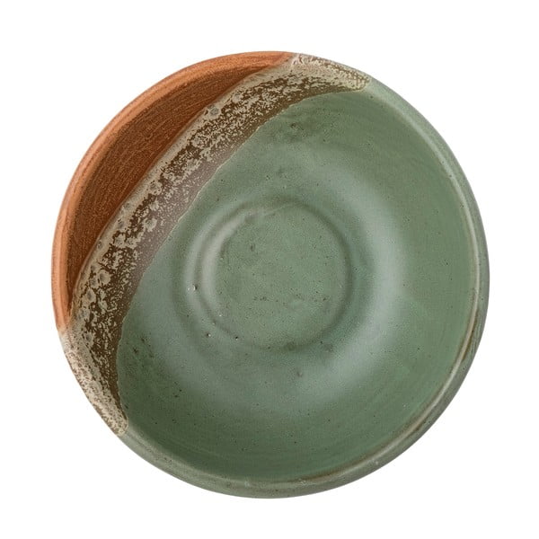 Zielono-pomarańczowa kamionkowa miska 572 ml Paula – Bloomingville-image-3