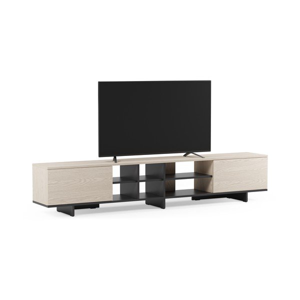 Czarna szafka pod TV 230x44x36 cm Cequoia – Marckeric-image-2