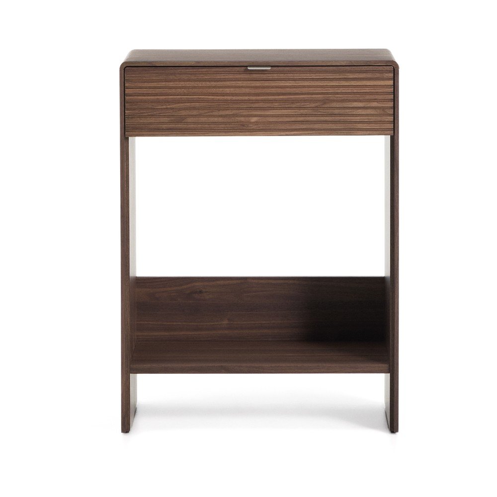 Komoda w dekorze orzecha w ciemnym naturalnym kolorze 60x81x37 cm Norlen – Kave Home (zdjęcie 6)