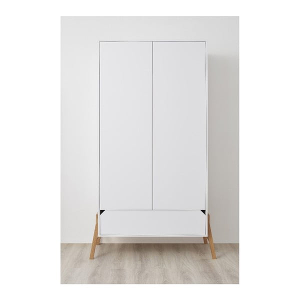Biała szafa 2-drzwiowa BELLAMY Lotta-image-3