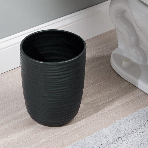 Czarny kosz na śmieci InterDesign Arlo, 5 l-image-1