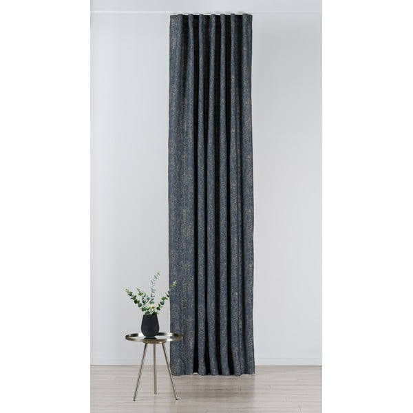 Ciemnoniebiesko-szara zasłona 135x280 cm Wayland – Mendola Fabrics-image-1