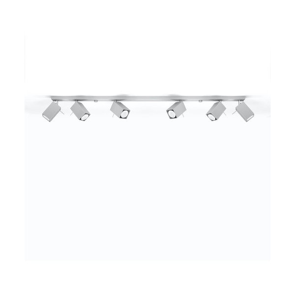 Szara lampa punktowa 6x118 cm Toscana – Sollux