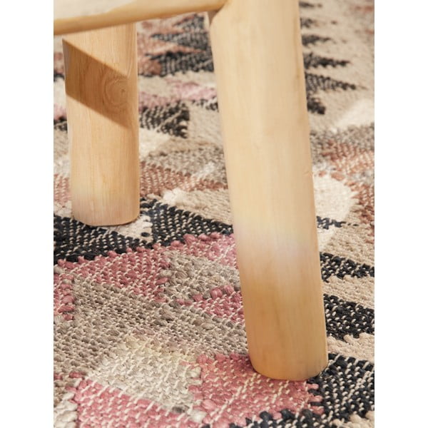 Szary chodnik z juty tkany ręcznie 80x200 cm Roya Parsa – Elle Decoration-image-3