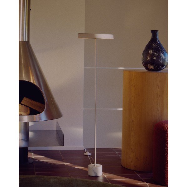 Lampa stojąca w kolorze srebra (wysokość 121 cm) Lynor – Kave Home-image-3