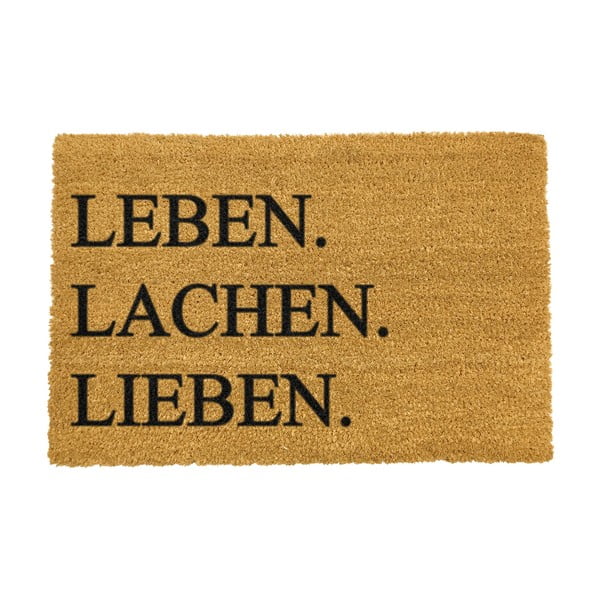 Wycieraczka Artsy Doormats Leben Lachen Liben, 40x60 cm