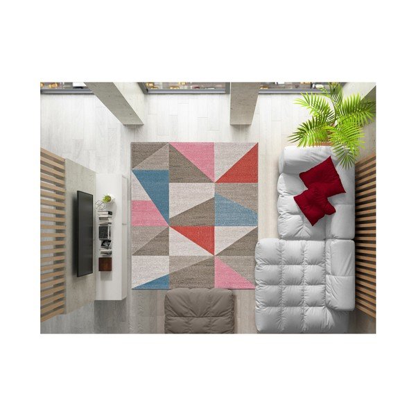 Dywan odpowiedni na zewnątrz Universal Fusion Grisso Rojo, 80x150 cm-image-1