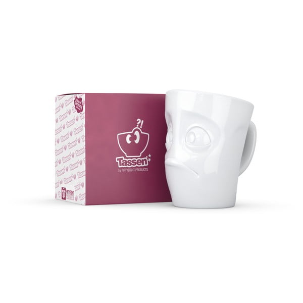 Biały bezradny porcelanowy kubek z uchem 58products-image-4