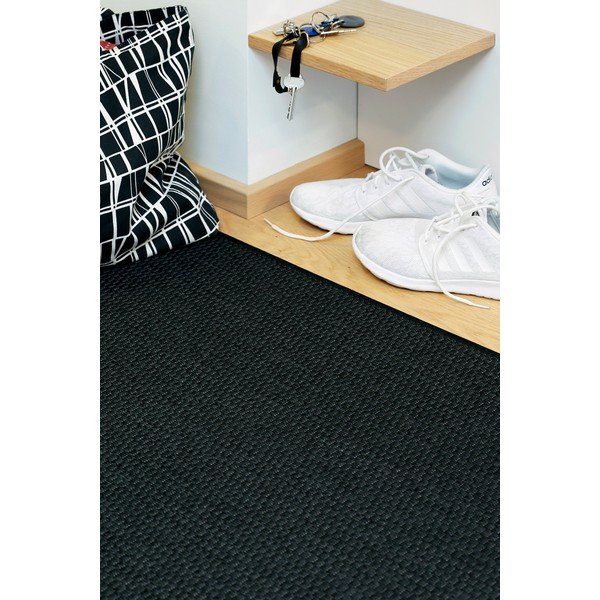 Czarny dywan 80x60 cm Bono™ – Narma-image-1