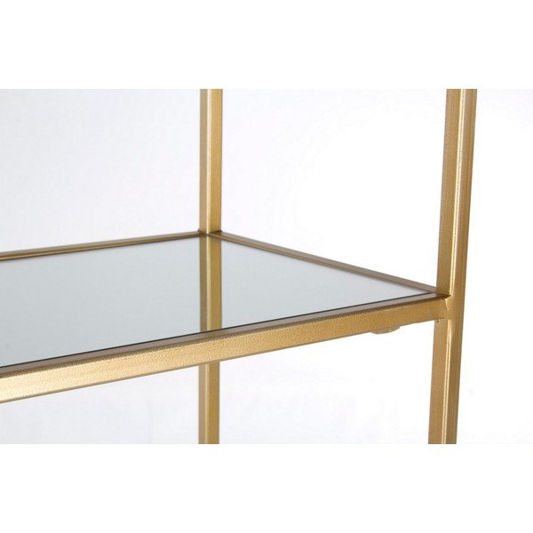 Stalowy regał w kolorze złota 66x176x25,5 cm Elenor – Bizzotto-image-2
