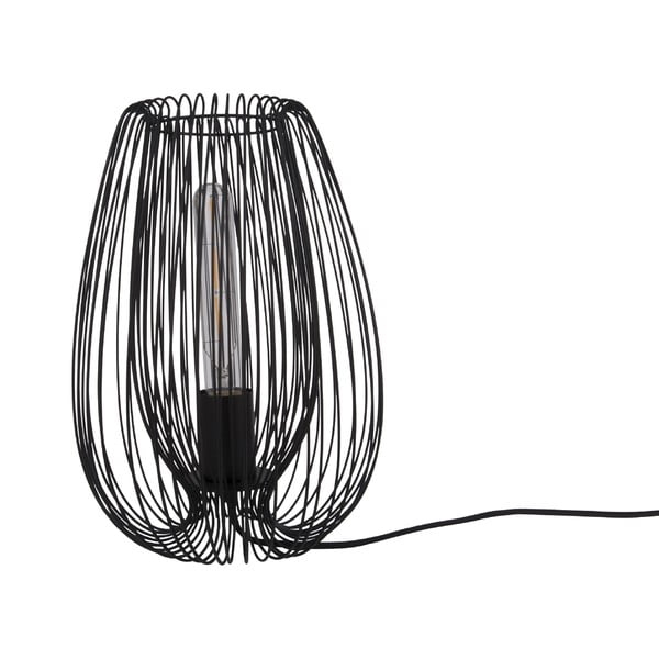 Czarna lampa stołowa Leitmotiv Lucid-image-1