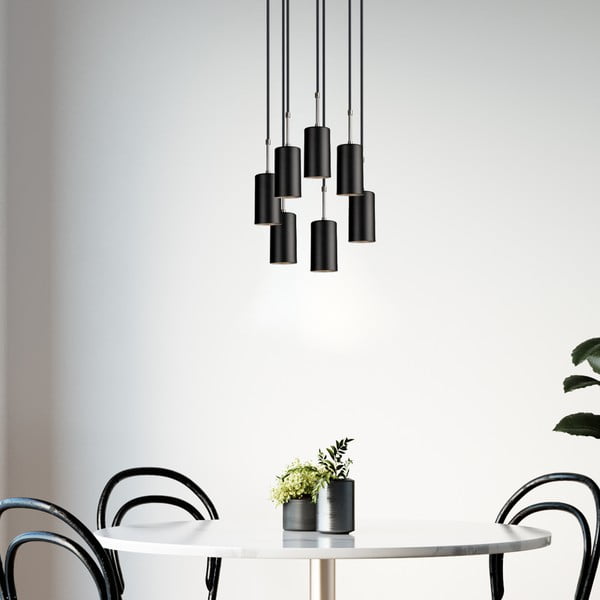 Czarna lampa wisząca Squid Lighting Geo, wys. 120 cm-image-2