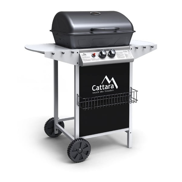 Grill ogrodowy na gaz z kółkami Cattara Party Point Flame Tamer-image-3