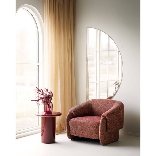 Czerwony szklany ręcznie wykonany wazon (wysokość 21 cm) – House Nordic-image-4