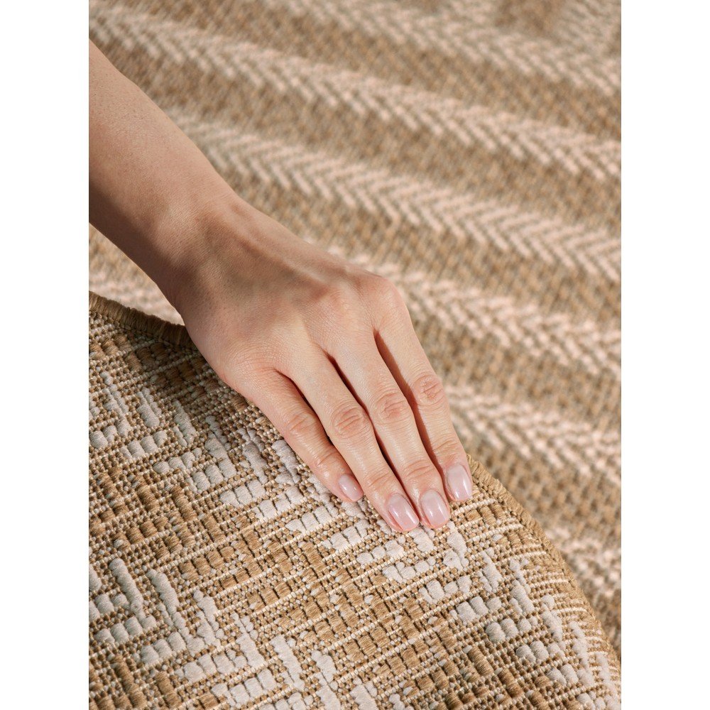 Kremowo-naturalny dywan odpowiedni na zewnątrz 160x230 cm Haringey Woodfield – Ted Baker (zdjęcie 8)