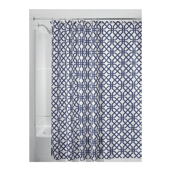 Zasłona prysznicowa InterDesign Trellis, 183x183 cm
