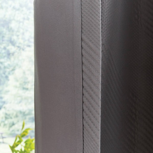 Szare zasłony zestaw 2 szt. 229x168 cm Pinsonic – Catherine Lansfield-image-2