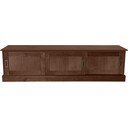 Brązowa szafka pod TV z litego drewna sosnowego 45x40 cm Harry – Støraa