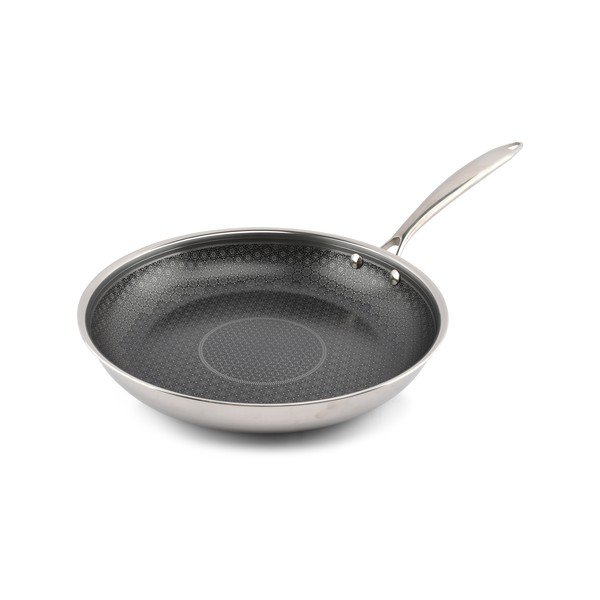 Patelnia z powłoką nieprzywierającą ze stali nierdzewnej ø 29,5 cm Fusion – BonBistro