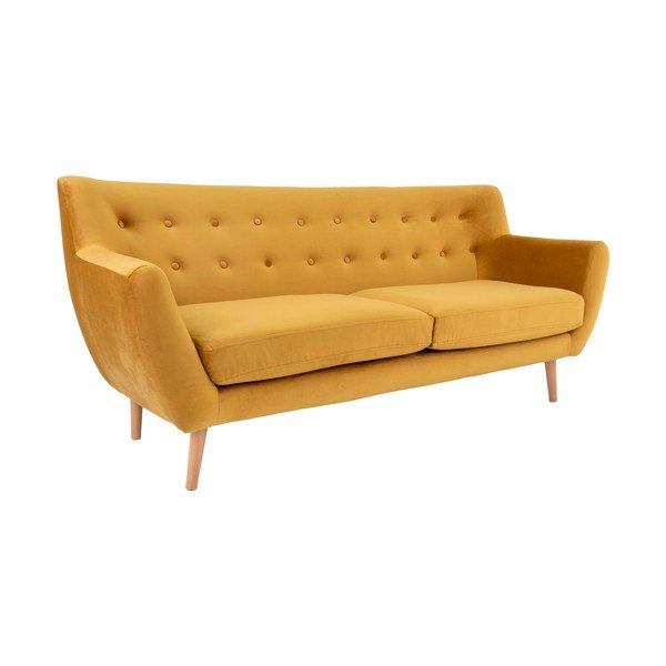Żółta sofa House Nordic Monte-image-1