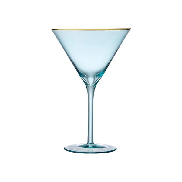 Niebieski kieliszek do martini Ladelle Chloe, 250 ml