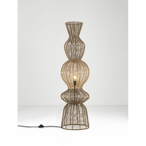 Lampa stojąca z liny w naturalnym kolorze (wysokość 136 cm) Breena – Nova Luce-image-4
