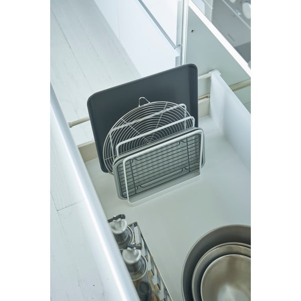 Biały metalowy organizer Yamazaki Tower-image-1