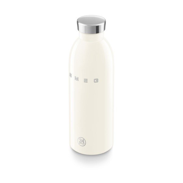Kremowa butelka termiczna ze stali nierdzewnej 500 ml 24BOTTLES – SMEG-image-4