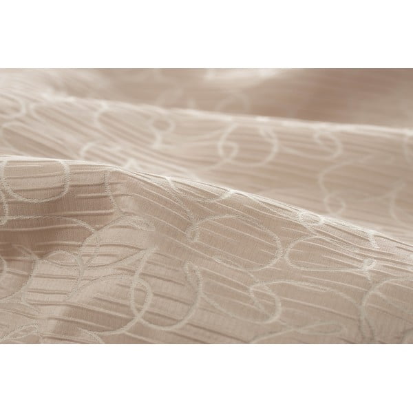 Beżowa zasłona 140x160 cm Florette – Mendola Fabrics-image-3